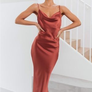 Petal and Pup Satin Dress